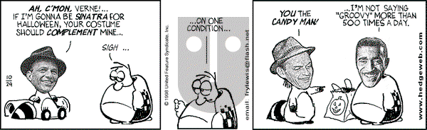 Over the Hedge on Thursday October 29, 1998 Comic Strip
