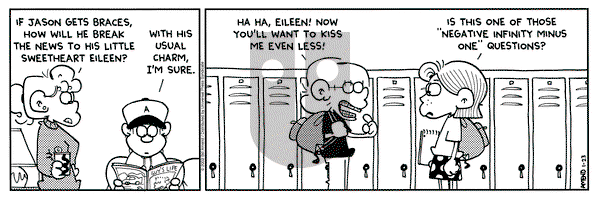 FoxTrot on Wednesday January 23, 2002 Comic Strip