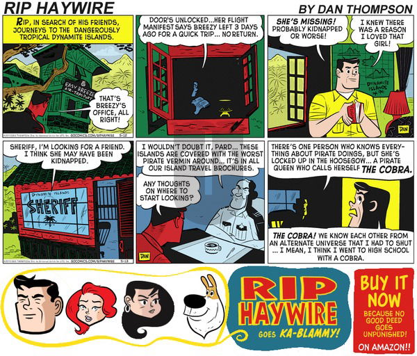 Rip Haywire on Sunday April 30, 2017 Comic Strip