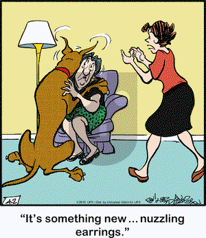 Marmaduke on Thursday April 2, 2015 Comic Strip