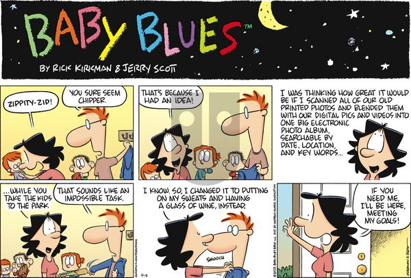 Baby Blues - Sunday April 2, 2023 Comic Strip