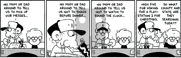 FoxTrot on Thursday December 14, 2000 Comic Strip