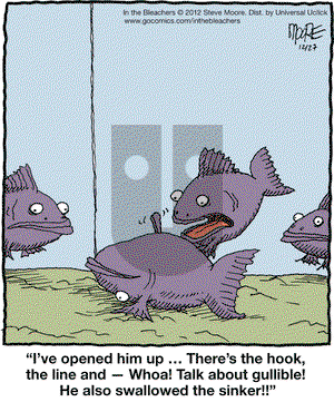 In the Bleachers on Thursday December 27, 2012 Comic Strip