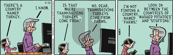 Grand Avenue on Wednesday November 18, 2020 Comic Strip