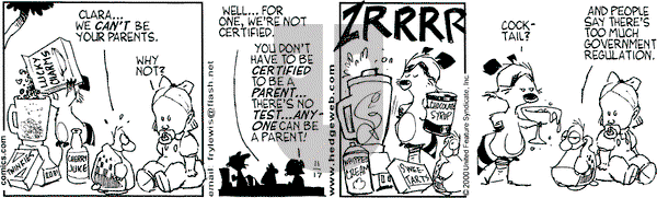 Over the Hedge on Friday November 17, 2000 Comic Strip