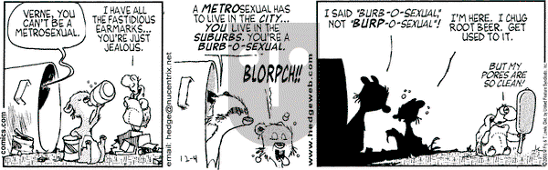 Over the Hedge on Thursday December 4, 2003 Comic Strip