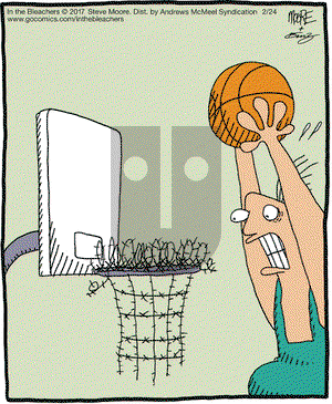 In the Bleachers on Friday February 24, 2017 Comic Strip