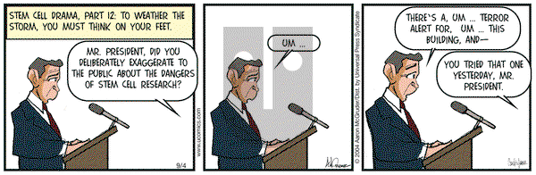 The Boondocks on Saturday September 4, 2004 Comic Strip