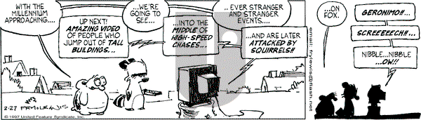 Over the Hedge on Tuesday July 28, 1998 Comic Strip