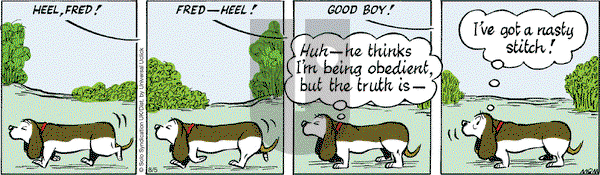 Fred Basset on Friday August 5, 2016 Comic Strip