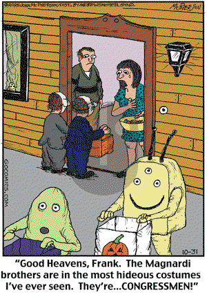 Close to Home on Friday October 31, 2025 Comic Strip