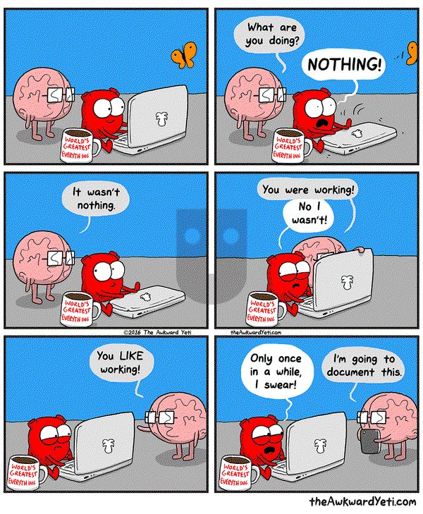 The Awkward Yeti on Monday October 10, 2016 Comic Strip