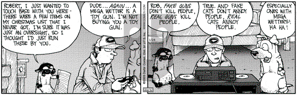 Get Fuzzy on Friday January 24, 2003 Comic Strip