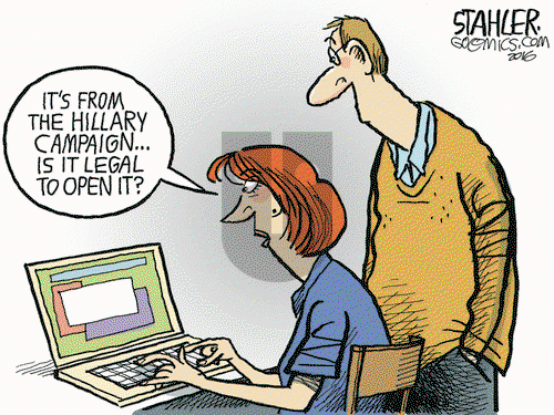 Jeff Stahler on Wednesday August 24, 2016 Comic Strip