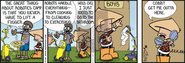 DeFlocked on Wednesday July 19, 2017 Comic Strip
