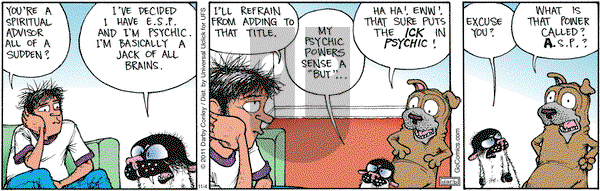 Get Fuzzy on Friday November 4, 2011 Comic Strip