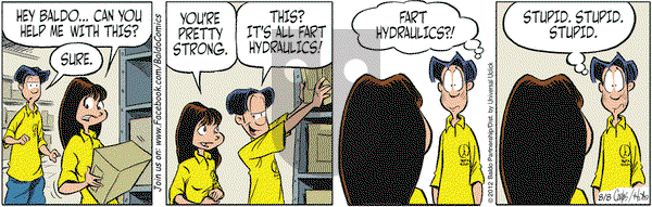 Baldo on Wednesday August 8, 2012 Comic Strip