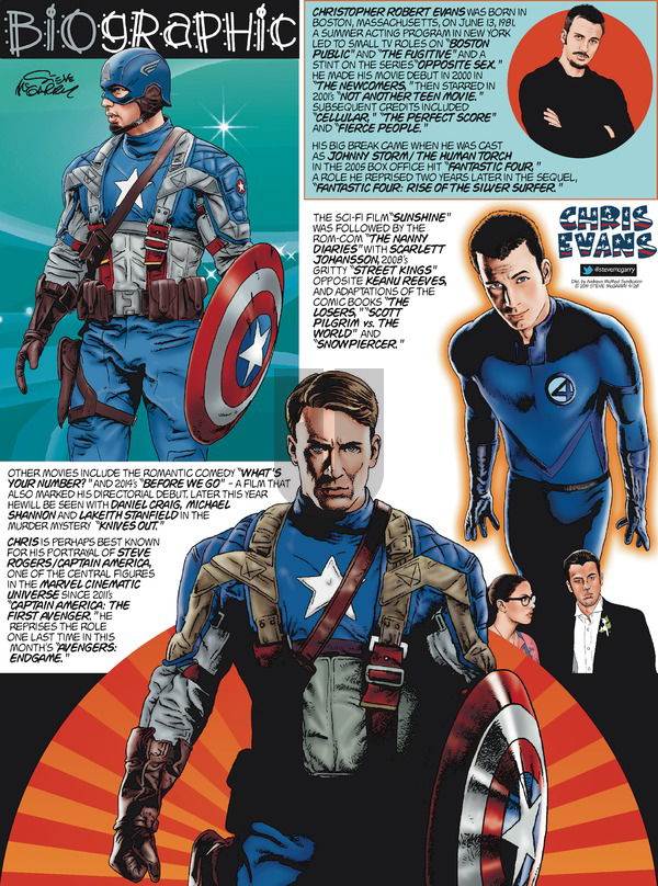 Biographic on Sunday April 28, 2019 Comic Strip