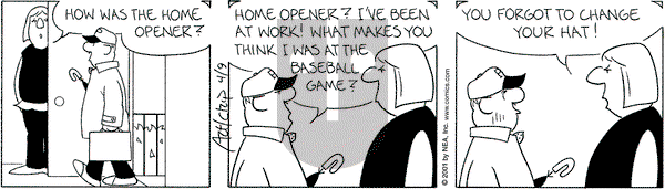 The Born Loser on Saturday September 8, 2001 Comic Strip