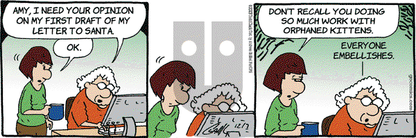 Lola - Thursday December 7, 2023 Comic Strip