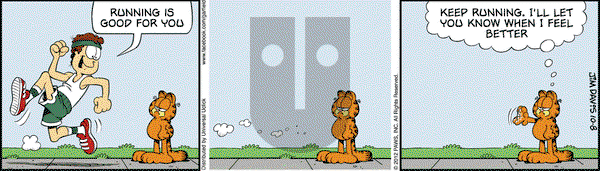Garfield on Monday October 8, 2012 Comic Strip