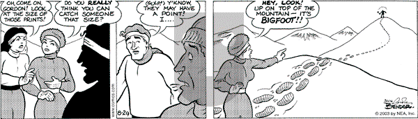 Alley Oop on Friday August 29, 2003 Comic Strip