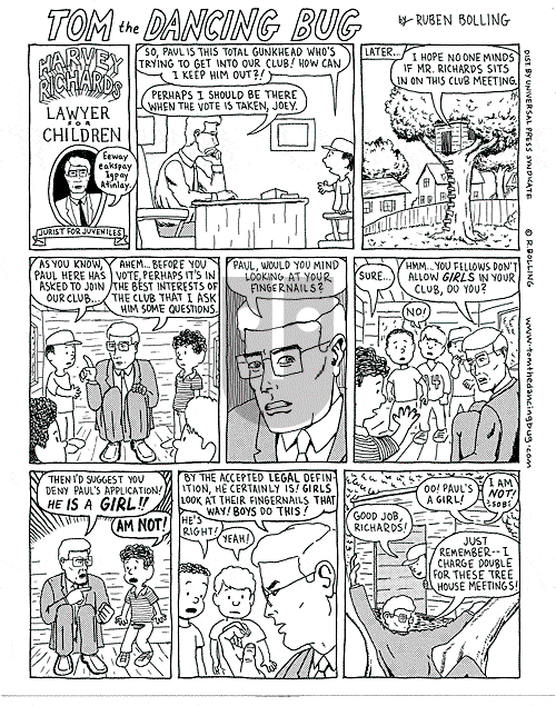 Tom the Dancing Bug on Saturday August 27, 2005 Comic Strip