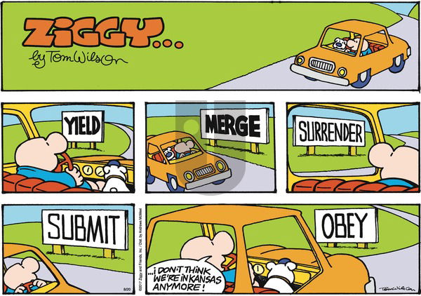 Ziggy on Sunday August 20, 2017 Comic Strip
