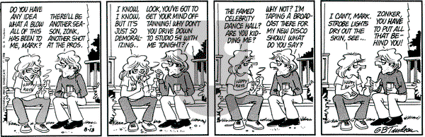 Doonesbury on Monday August 13, 1979 Comic Strip