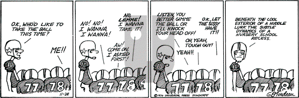Doonesbury on Saturday November 28, 1970 Comic Strip