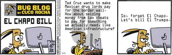 La Cucaracha on Friday May 12, 2017 Comic Strip