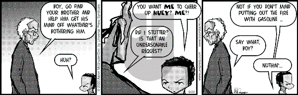 The Boondocks on Saturday April 25, 2009 Comic Strip