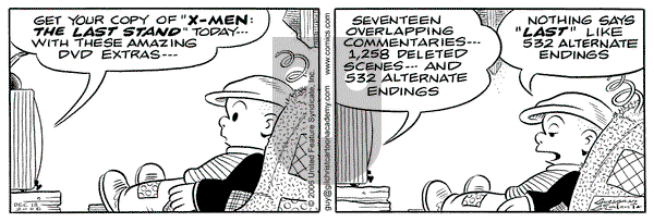 Nancy on Monday December 18, 2006 Comic Strip