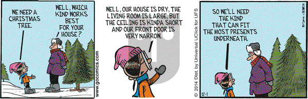 Grand Avenue on Monday December 1, 2014 Comic Strip
