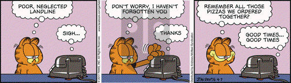 Garfield on Friday April 7, 2017 Comic Strip