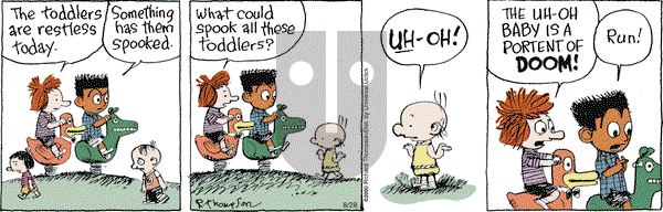 Cul de Sac on Thursday August 28, 2014 Comic Strip