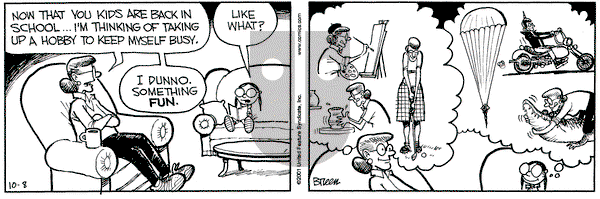 Grand Avenue on Monday October 8, 2001 Comic Strip