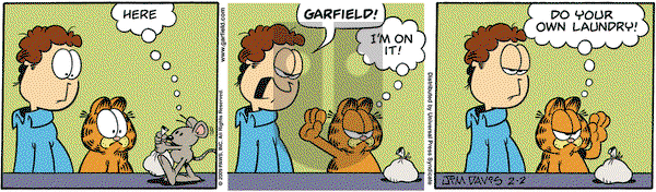 Garfield on Monday February 2, 2009 Comic Strip