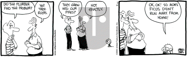 The Buckets on Saturday September 17, 2005 Comic Strip