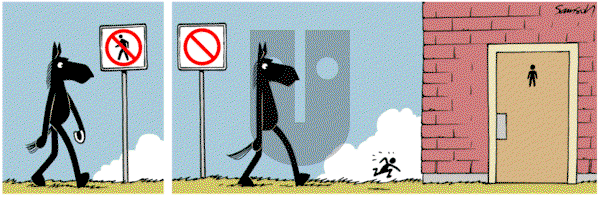 Dark Side of the Horse - Saturday February 1, 2020 Comic Strip
