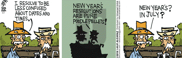 La Cucaracha on Thursday January 7, 2010 Comic Strip