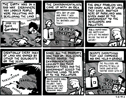 Ted Rall on Thursday July 10, 1997 Comic Strip