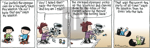 Cul de Sac on Thursday December 31, 2015 Comic Strip