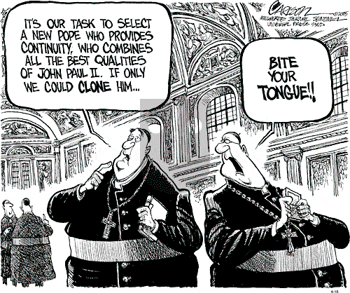 Stuart Carlson on Monday April 18, 2005 Comic Strip