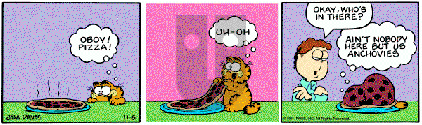 Garfield on Friday November 6, 1981 Comic Strip