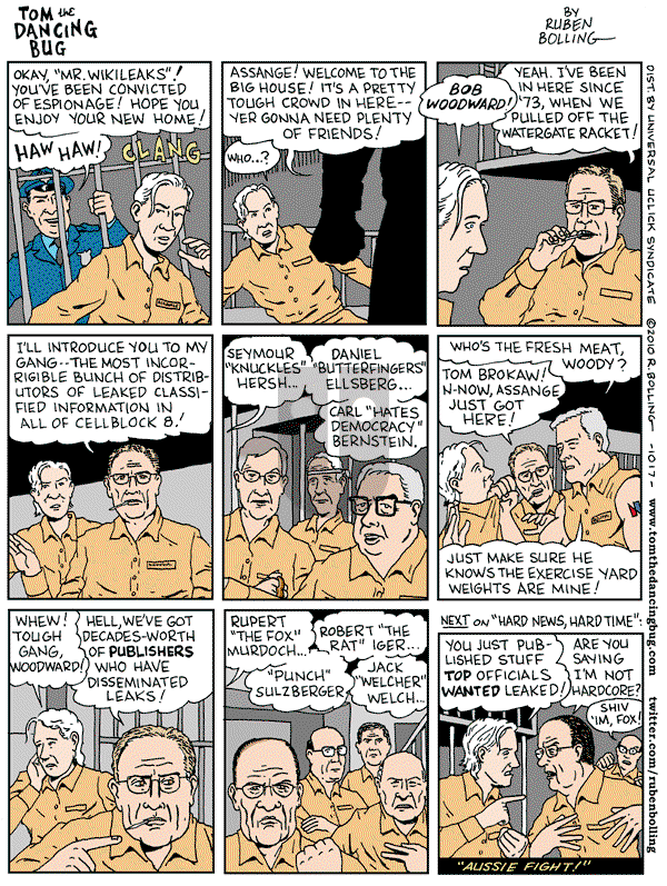 Tom the Dancing Bug on Friday December 17, 2010 Comic Strip