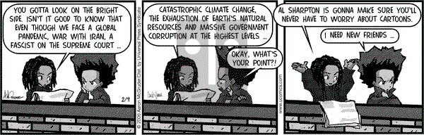 The Boondocks on Thursday February 9, 2006 Comic Strip