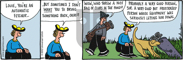 Overboard on Friday October 19, 2012 Comic Strip
