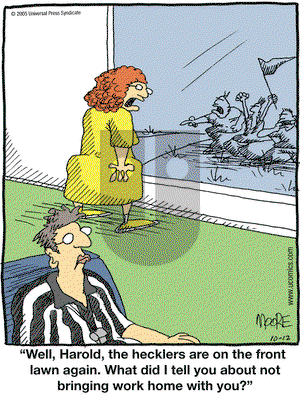 In the Bleachers on Wednesday October 12, 2005 Comic Strip
