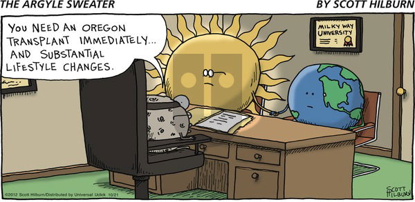 The Argyle Sweater on Sunday October 21, 2012 Comic Strip
